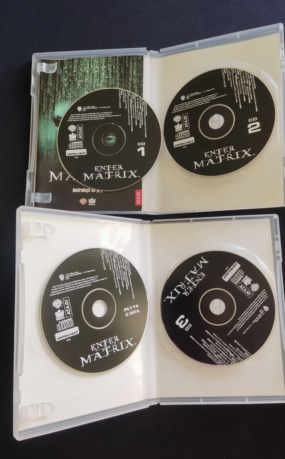 Enter the Matrix PC, 4 CD-ROM polska wersja językowa