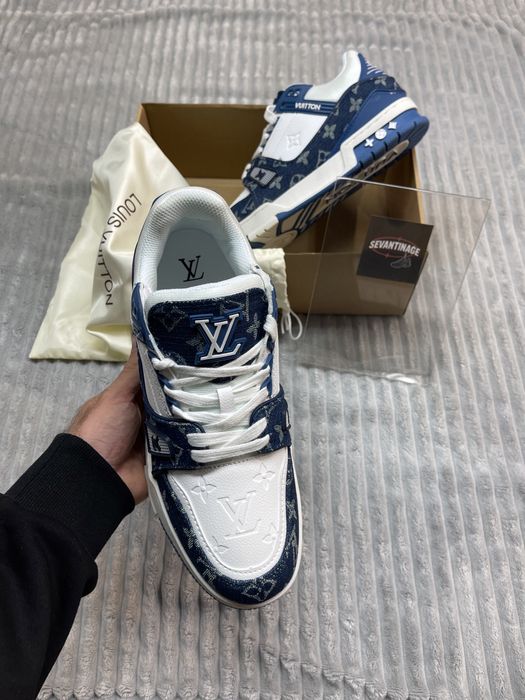 Tenis Louis Vuitton LV trainer Com Caixa