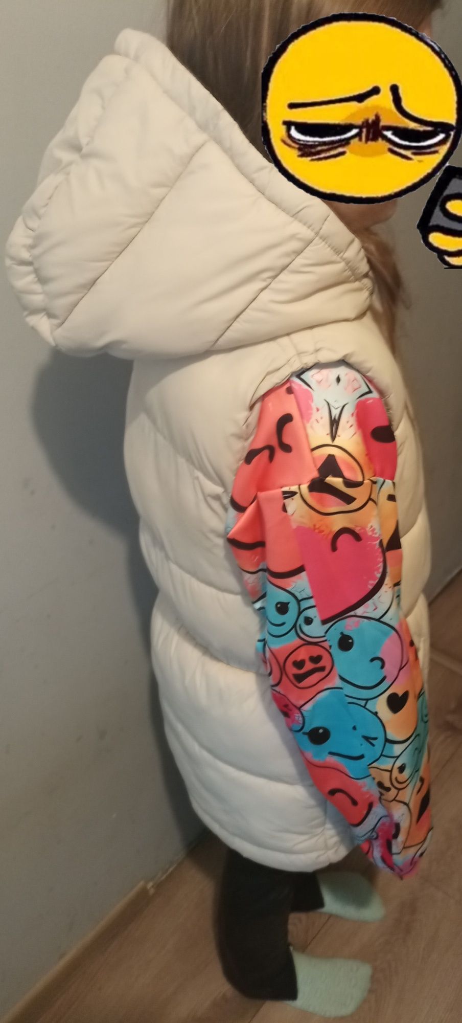 Kamizelka beżowa dziewczęca  170 cm Stan idealny  :)