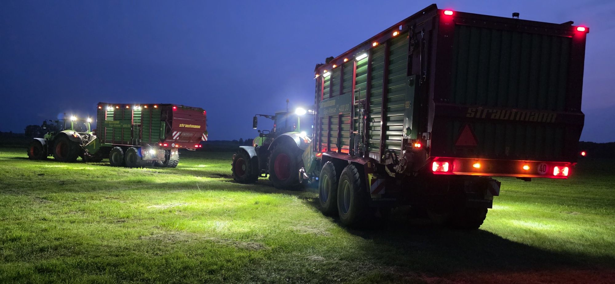 MPway - zbiór traw przyczepami samozbierającymi (Fendt + Strautmann)