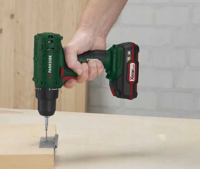 Шурупокрут акумуляторний Parkside 20V шурупокрут акумуляторний