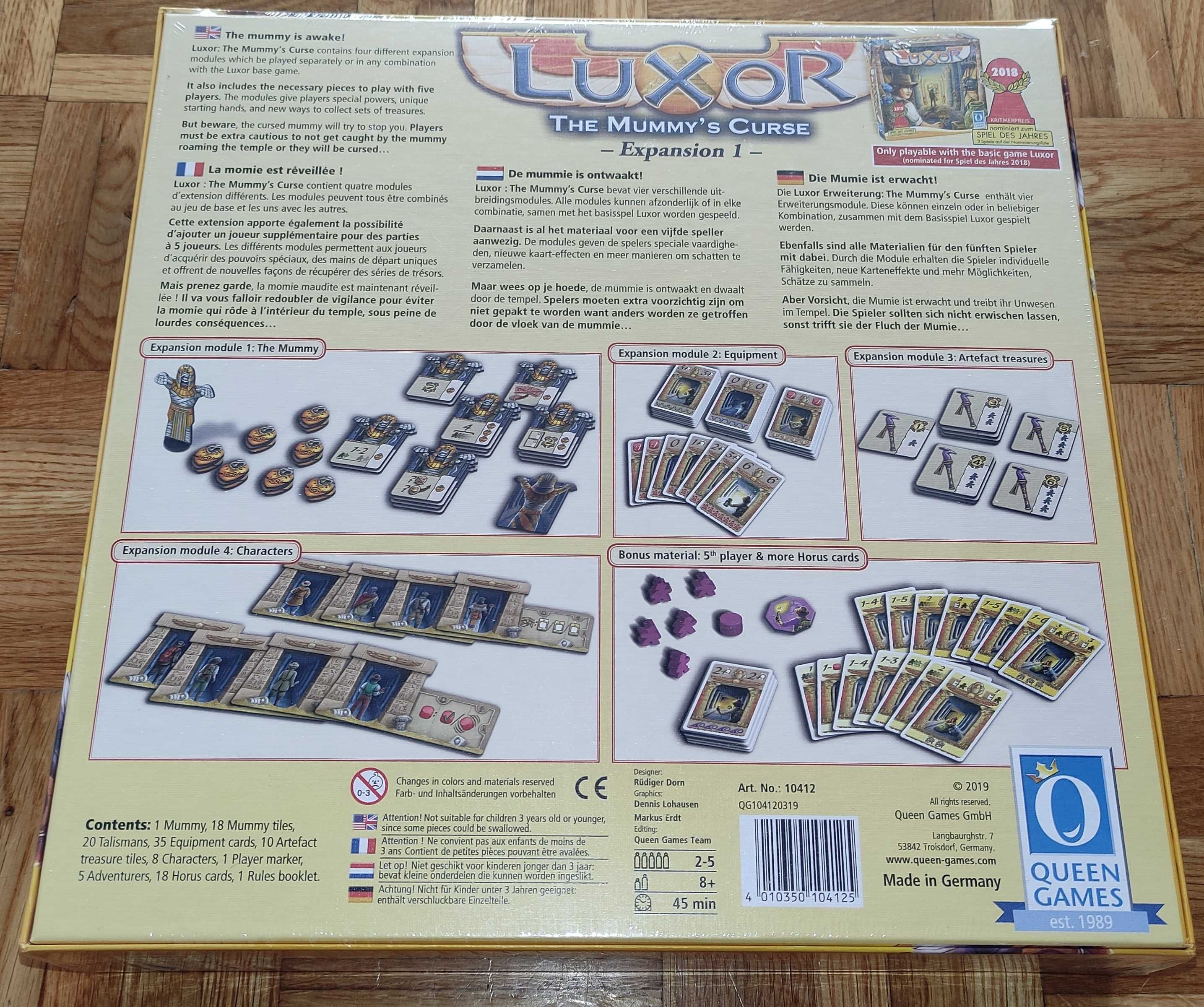 Luxor: The Mummy's Curse (nowa w folii) Queen games