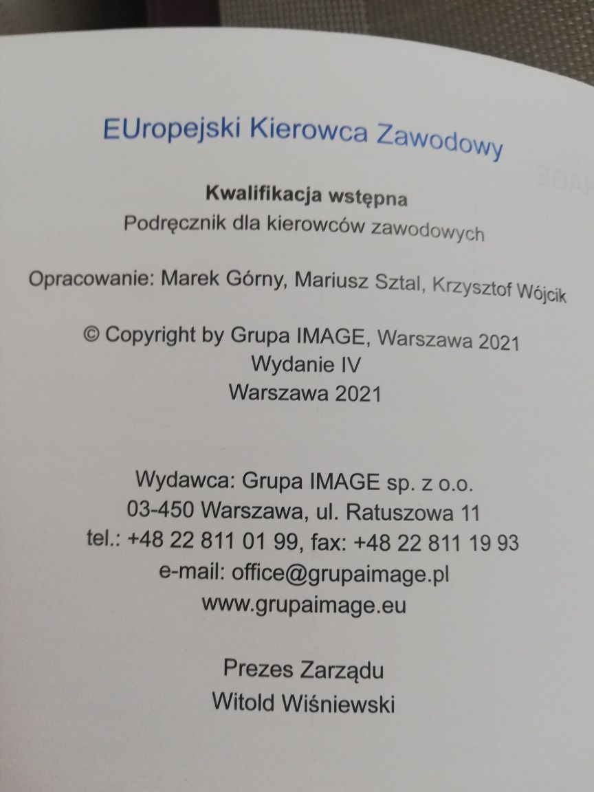 Podręcznik Kwalifikacja wstępna kat. C D