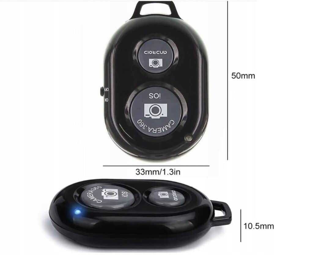 Selfie Pilot Bluetooth wyzwalacz iOS Android Iphone Samsung Huawei