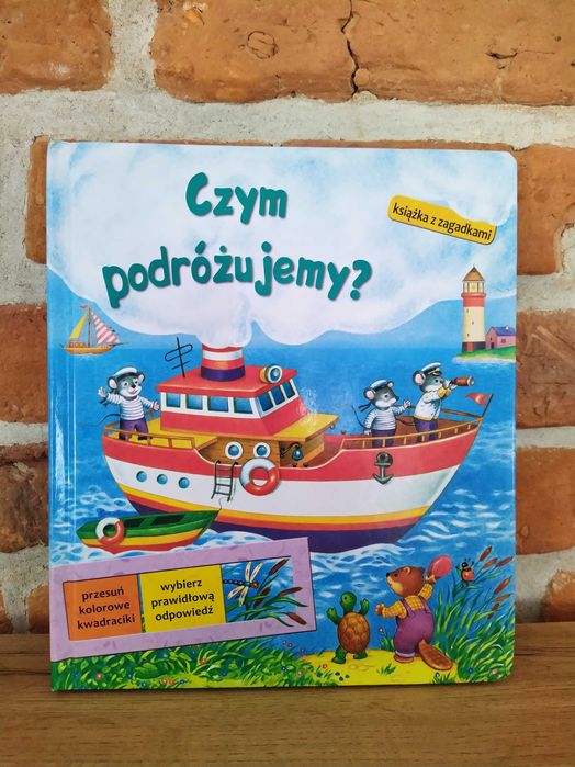 Czym podróżujemy? Książka z zagadkami