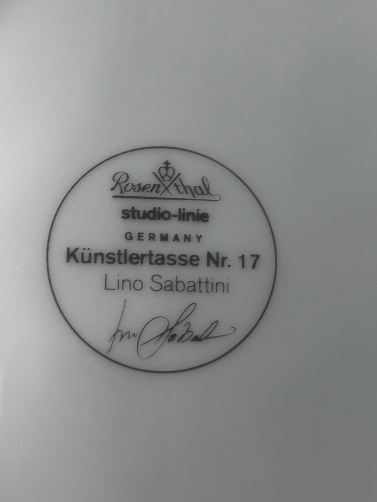 Rosenthal L Sabattini  filizanka kolekcjonerska