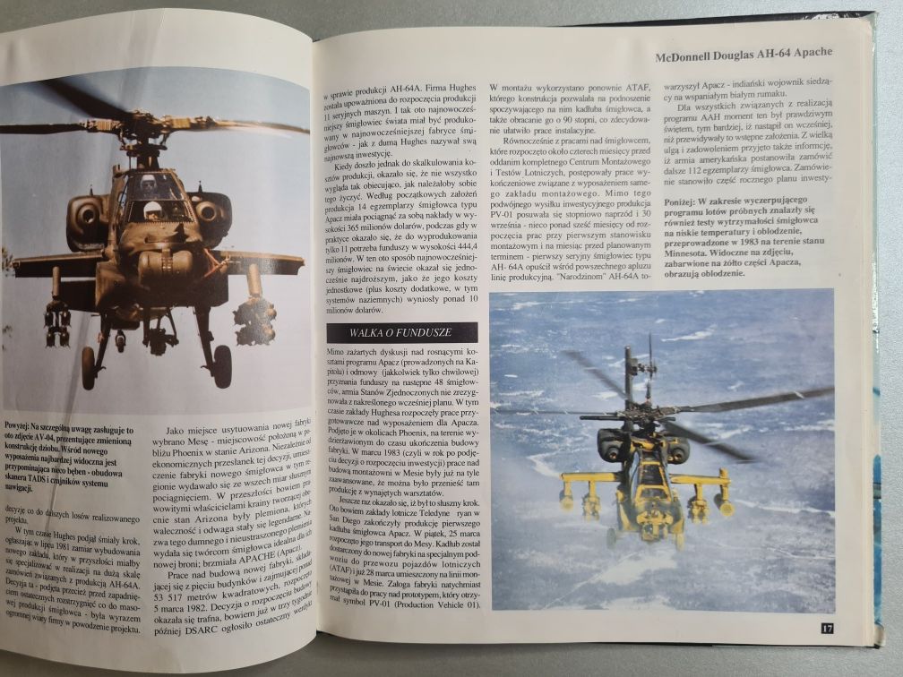 Słynne samoloty. McDonnell Douglas AH-64 Apache - Bob Munro. Książka
