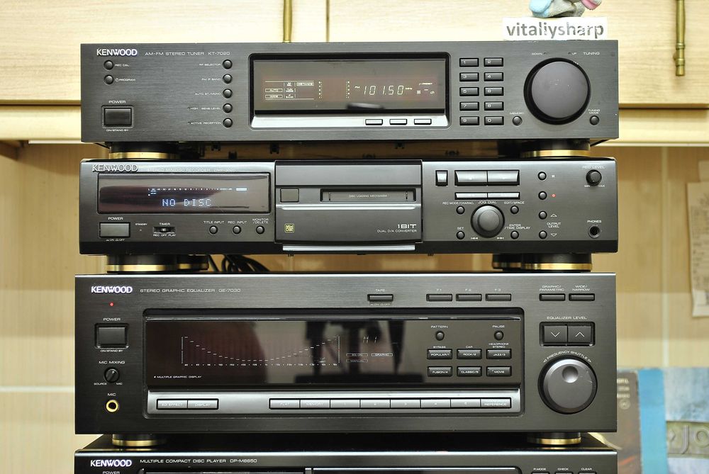 СУПЕРСТОЙКА! KENWOOD DA-9010(ЦАП)+CD, minidisc, эквалайзер, тюнер.