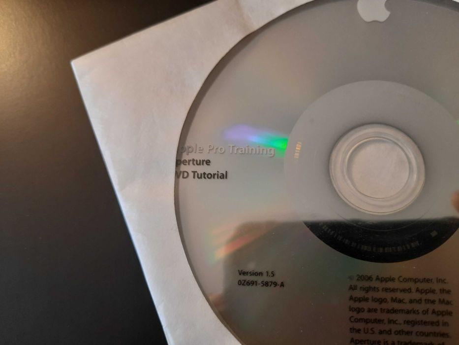 RARO - Software Antigo Apple Macintosh APERTURE 1.5