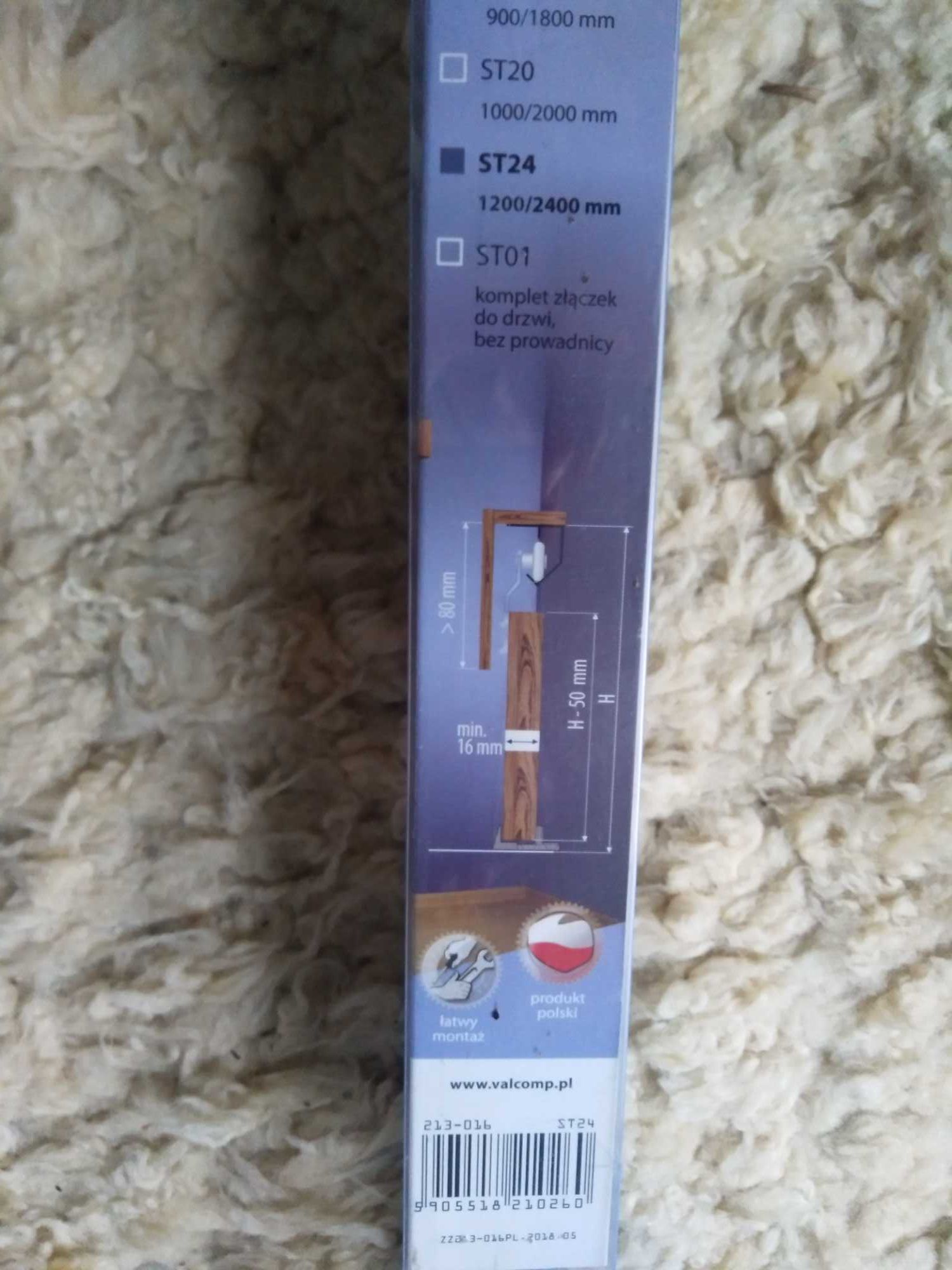 NOWE System drzwi przesuwnych VALCOMP SATURN 1200 mm