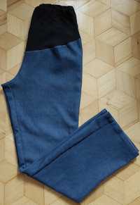 Jeansowe spodnie ciążowe r. M