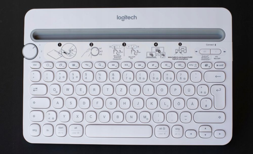Klawiatura bezprzewodowa Logitech K480 QWERTZ DE stan BD