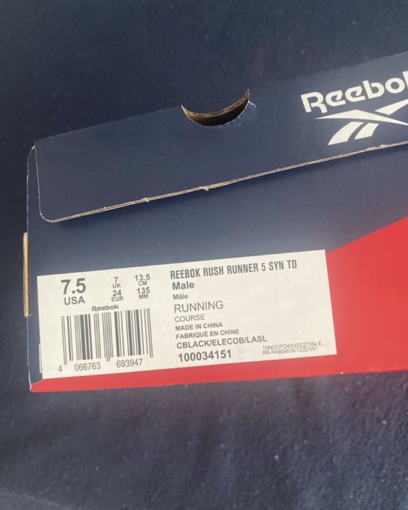 Ténis reebok de criança