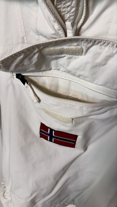 Napapijri куртка анорак (оригінал), біла, розмір S