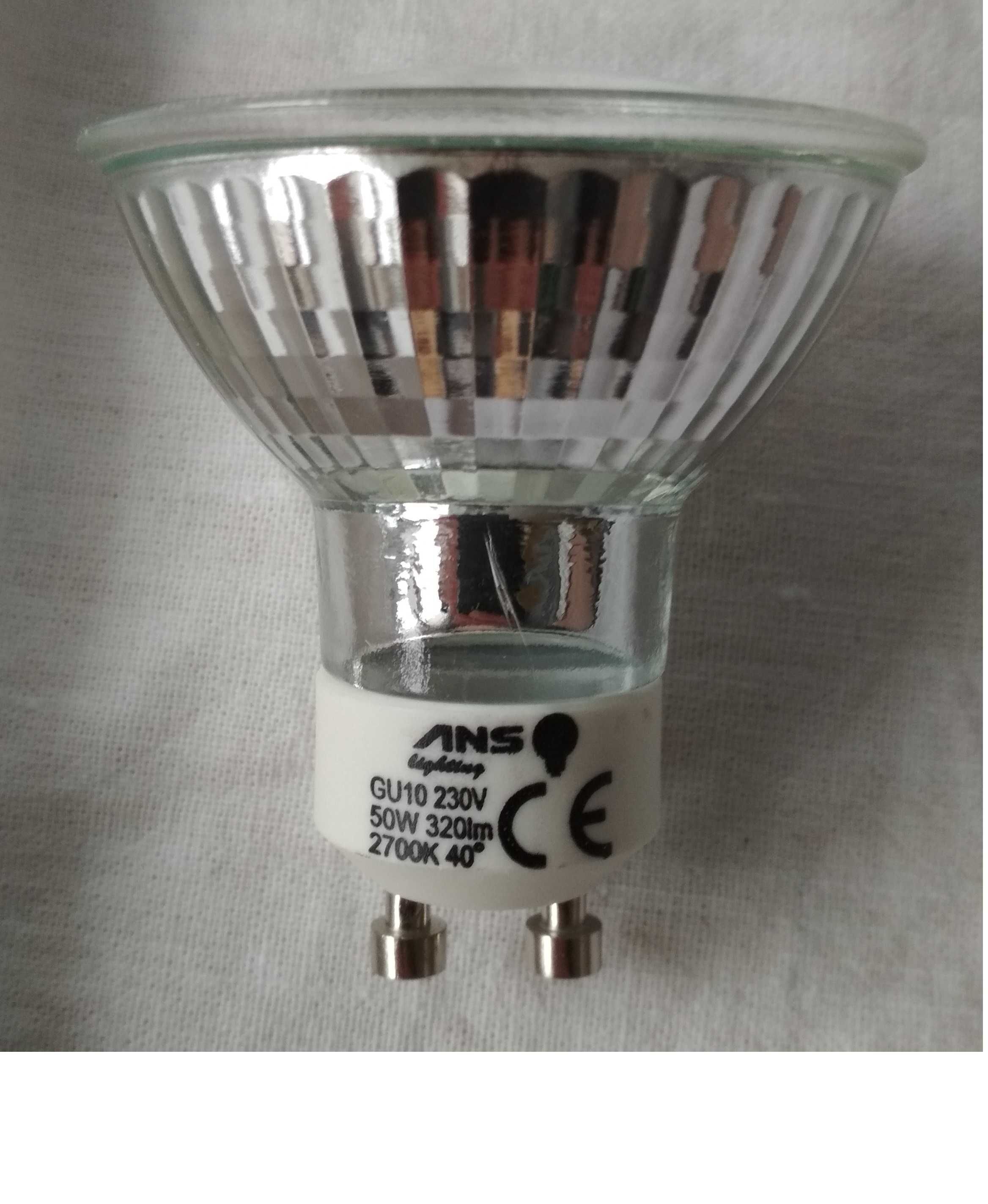 Żarówka halogenowa GU10 230V 50W 40° barwa 2700K 2 szt.
