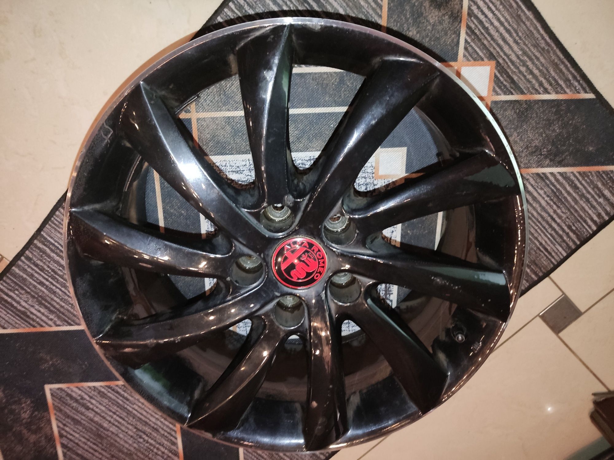 4× Felga aluminiowa Alfa Romeo OE GIULIETTA  ,159 . 7,5Jx17 ,5x110