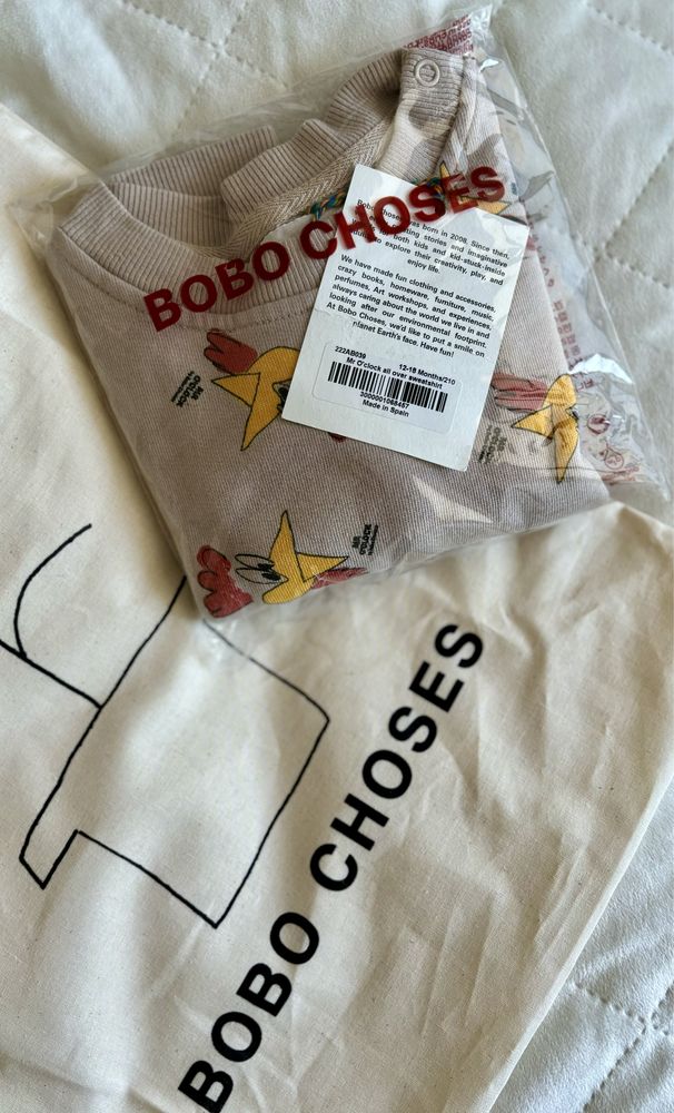 [74] 9-12 miesięcy Nowa bluza Bobo Choses