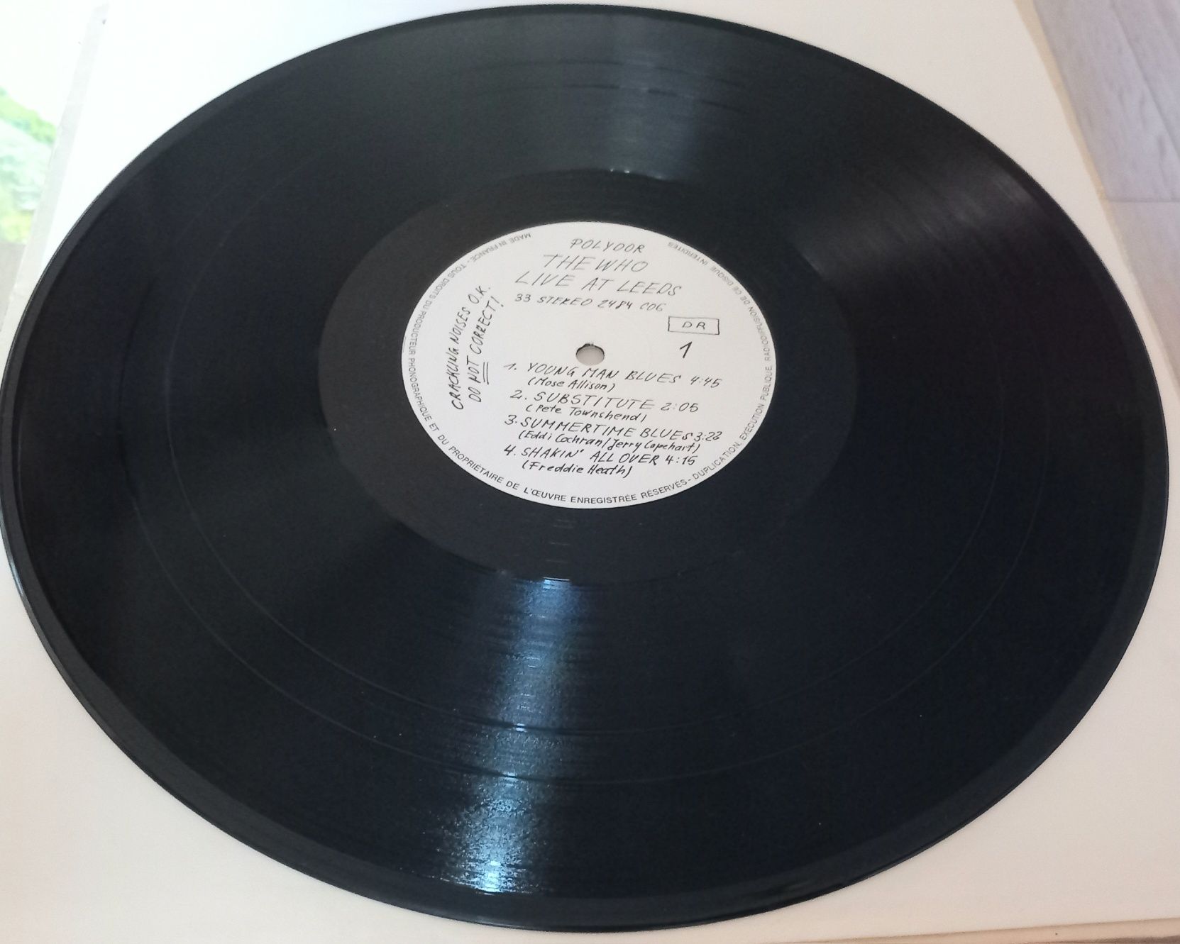 The Who The Who Live At Leeds LP Winyl Album Stereo Fr 1970 EX