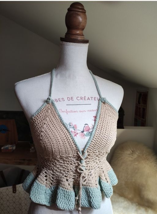 Cropped Top algodão