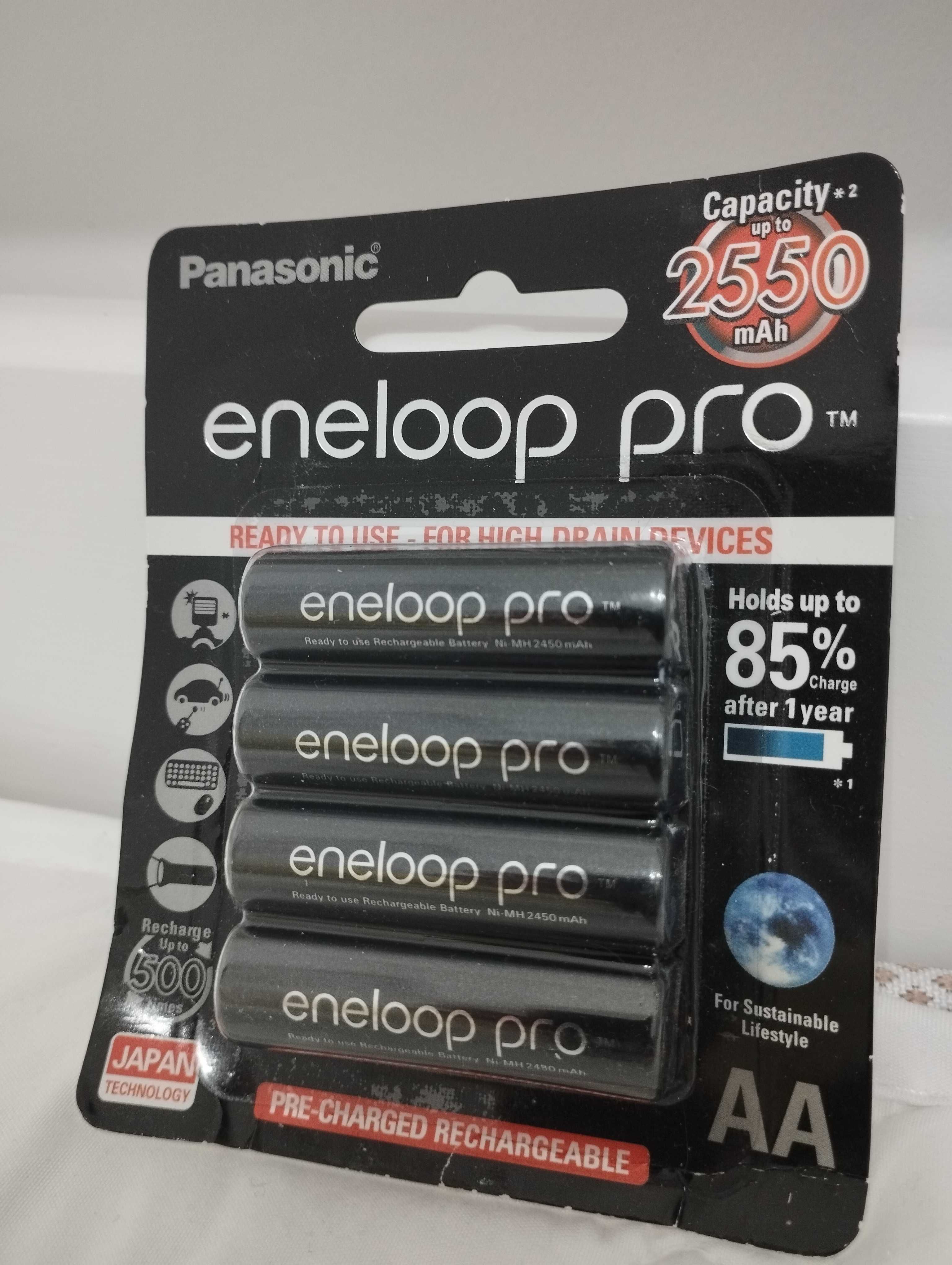 Акумулятори Panasonic eneloop pro AA