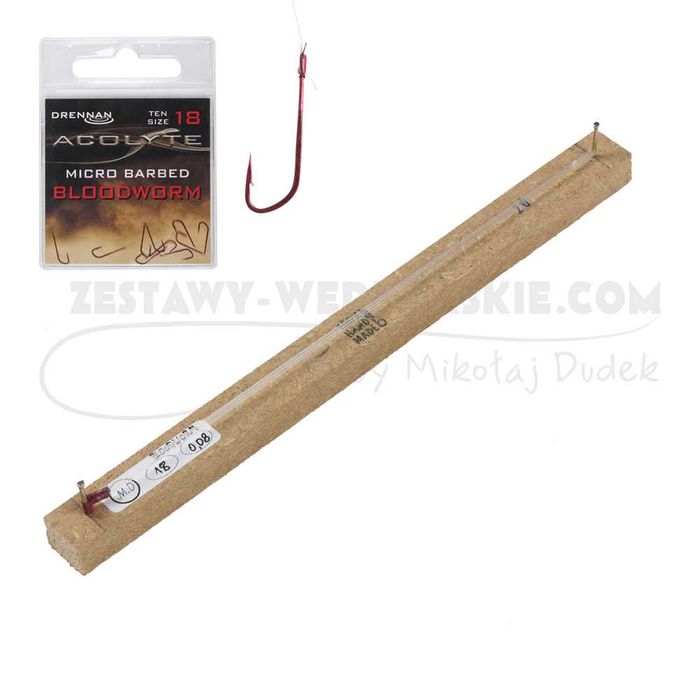 Gotowe przypony Drennan Acolyte Bloodworm