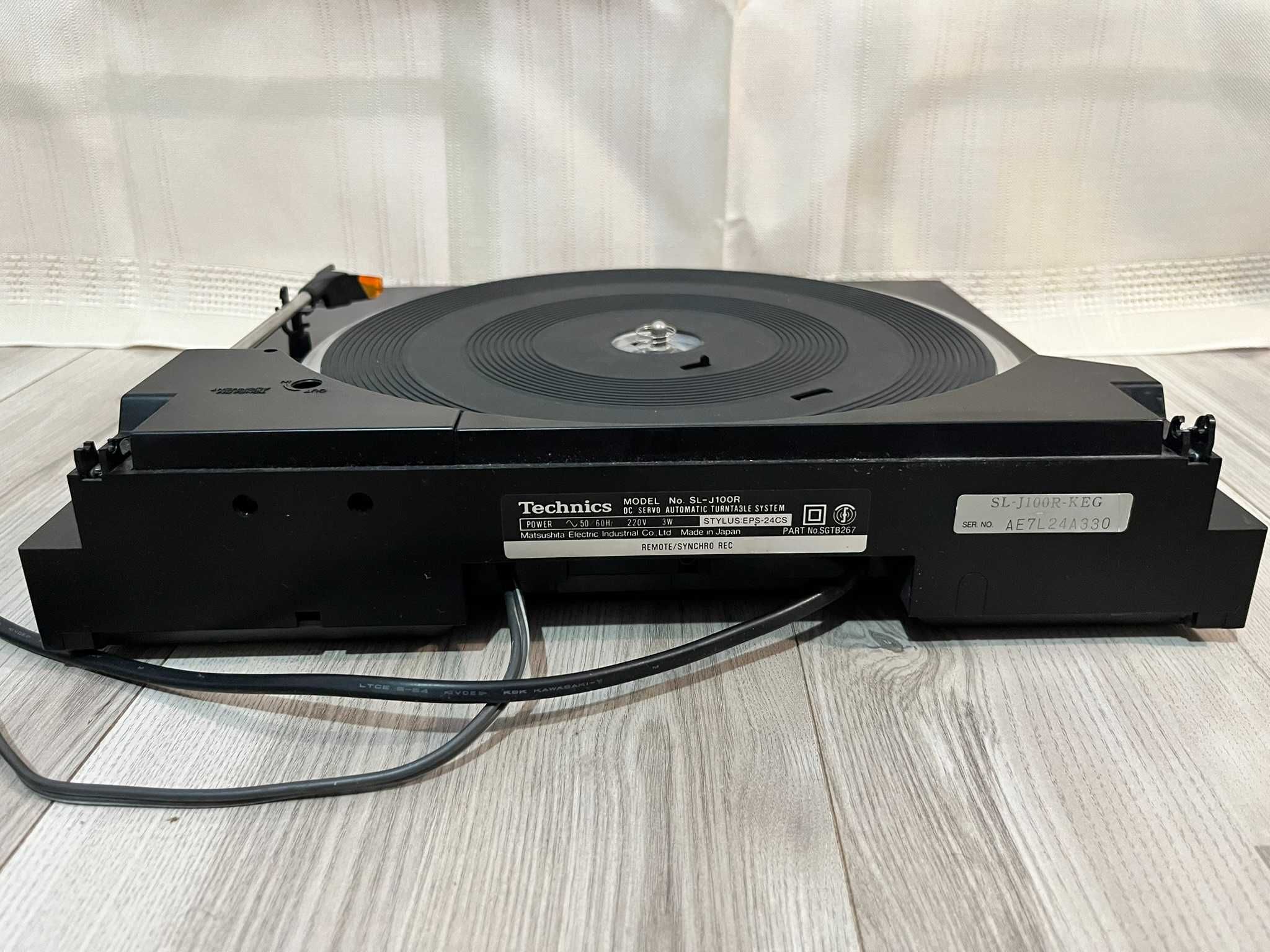 Technics SL‑J100R gramofon vintage