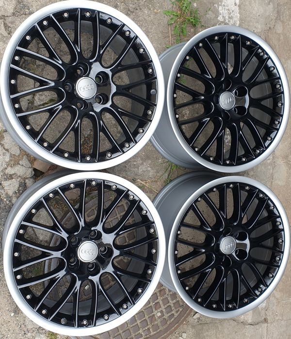 Alufelgi Audi BBS RS 861 19 5x112 8.5J ET 48 Felgi ori czarne 2tlg