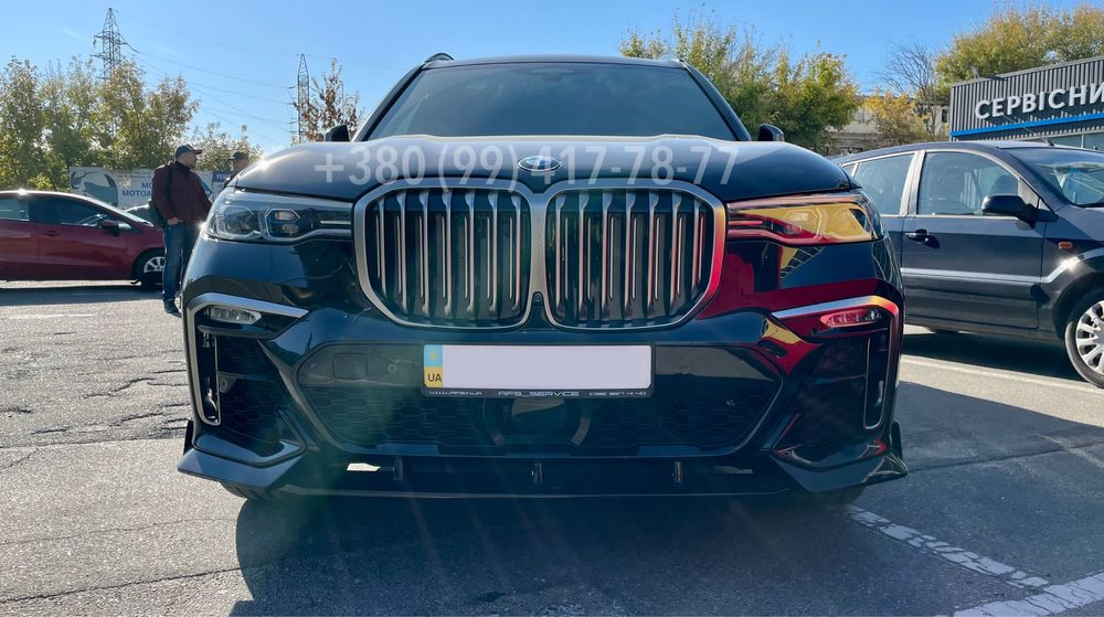 Обвес M50 X7 BMW G07 G 07 Накладка Спойлер Диффузор Пороги Дифузор