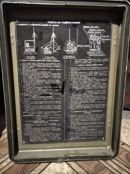 Рация армейская р407 ссср