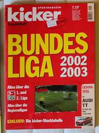 Kicker Bundesliga magazyn niemiecki stan idealny roczniki 94-09