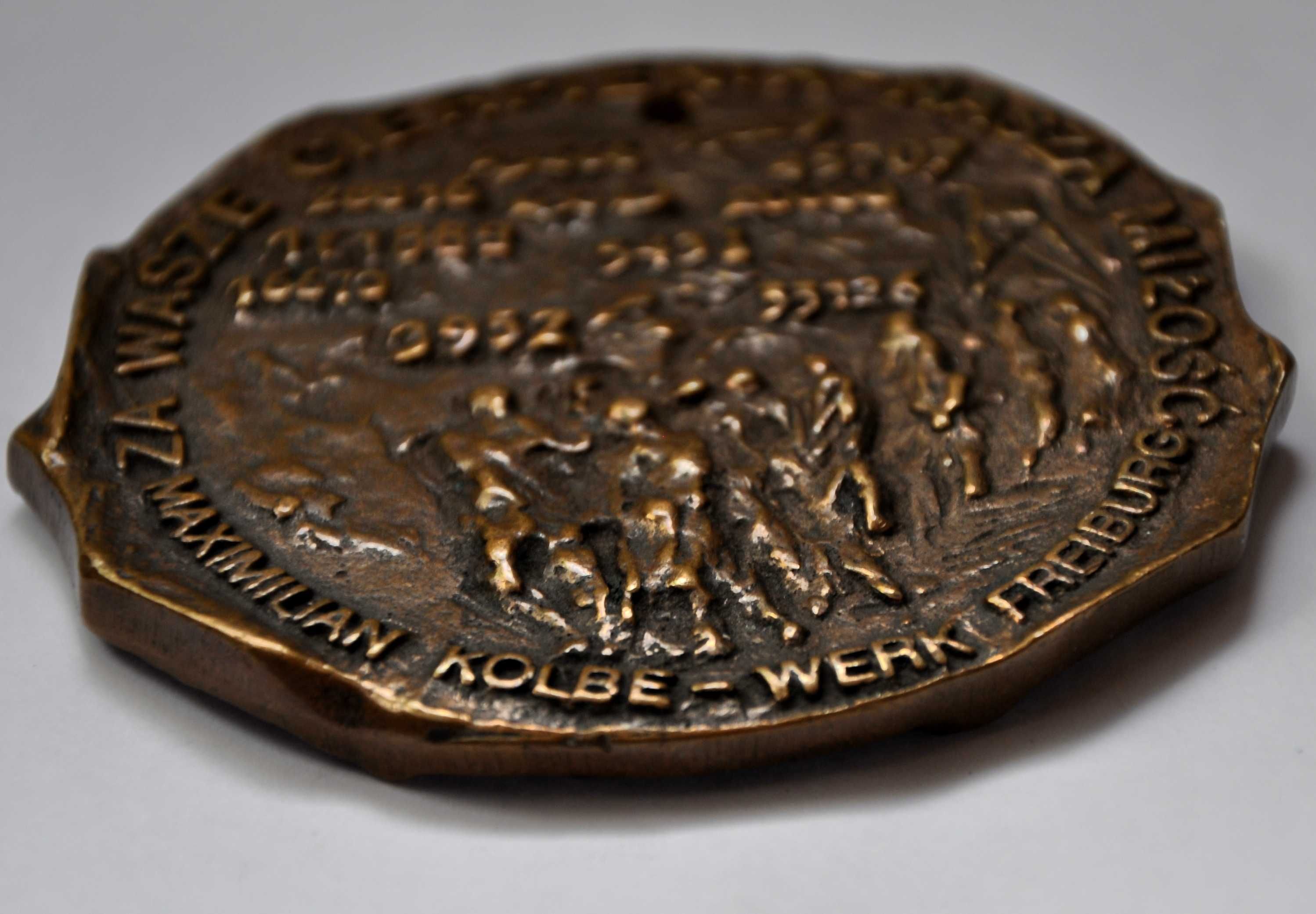 Medal.Stasiński - 50 lat Wyzwolenia Za Wasze Cierpienia - Nasza Miłość