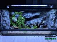 Mroczne terraria terrarium gekon wąż agama szklo
