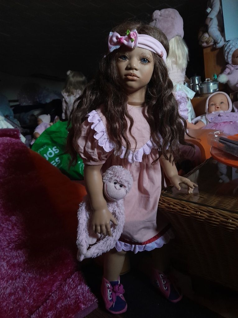 Boneca de rara de coleção marca Himmstedt novo  preço