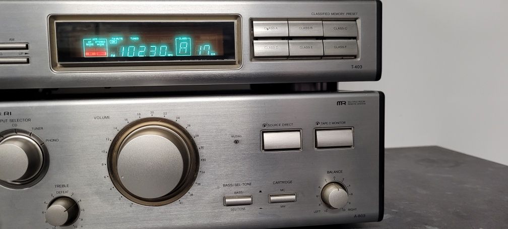 Duża wieża ONKYO A-803 T-403 TA-201 Oryginał Japan  PILOT !