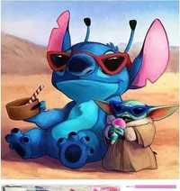 Haft diamentowy Stitch