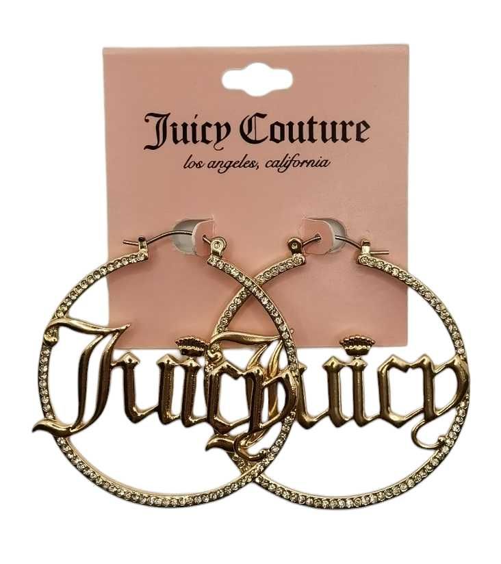 Juicy Couture Kolczyki Z Cyrkoniami W Kolorze Złotym
