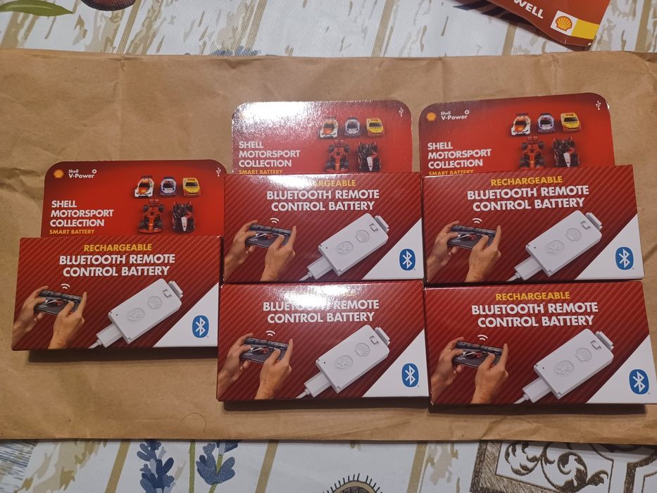 5 Carros NOVOS Shell 1:43