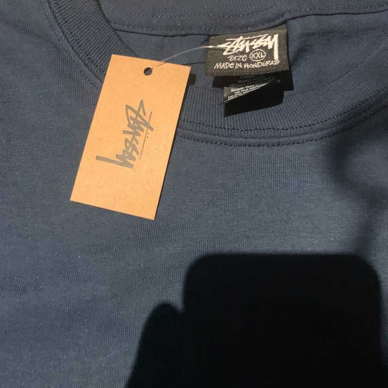 Stussy T-Shirt XXL Azul/Navy 10/10 - Basic Stussy Tee