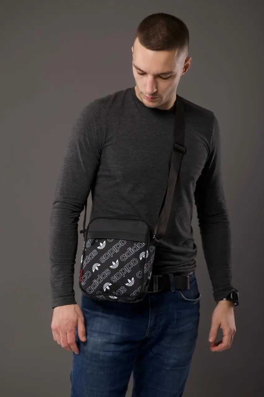 Мужская сумка на плечо Adidas Мессенджер Адидас