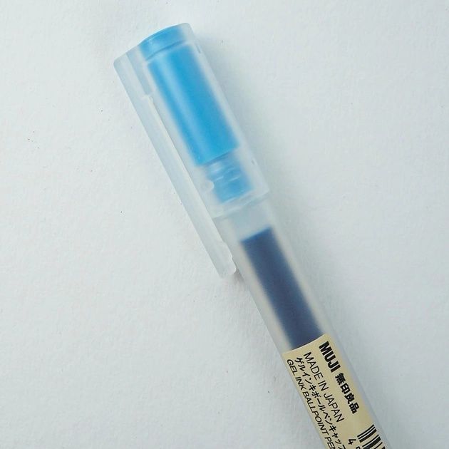 Ручка MUJI гелева Чорна 0,5 мм GEL-Ink