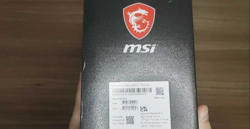 Placa de vídeo RTX 4090 MSI 24 GB