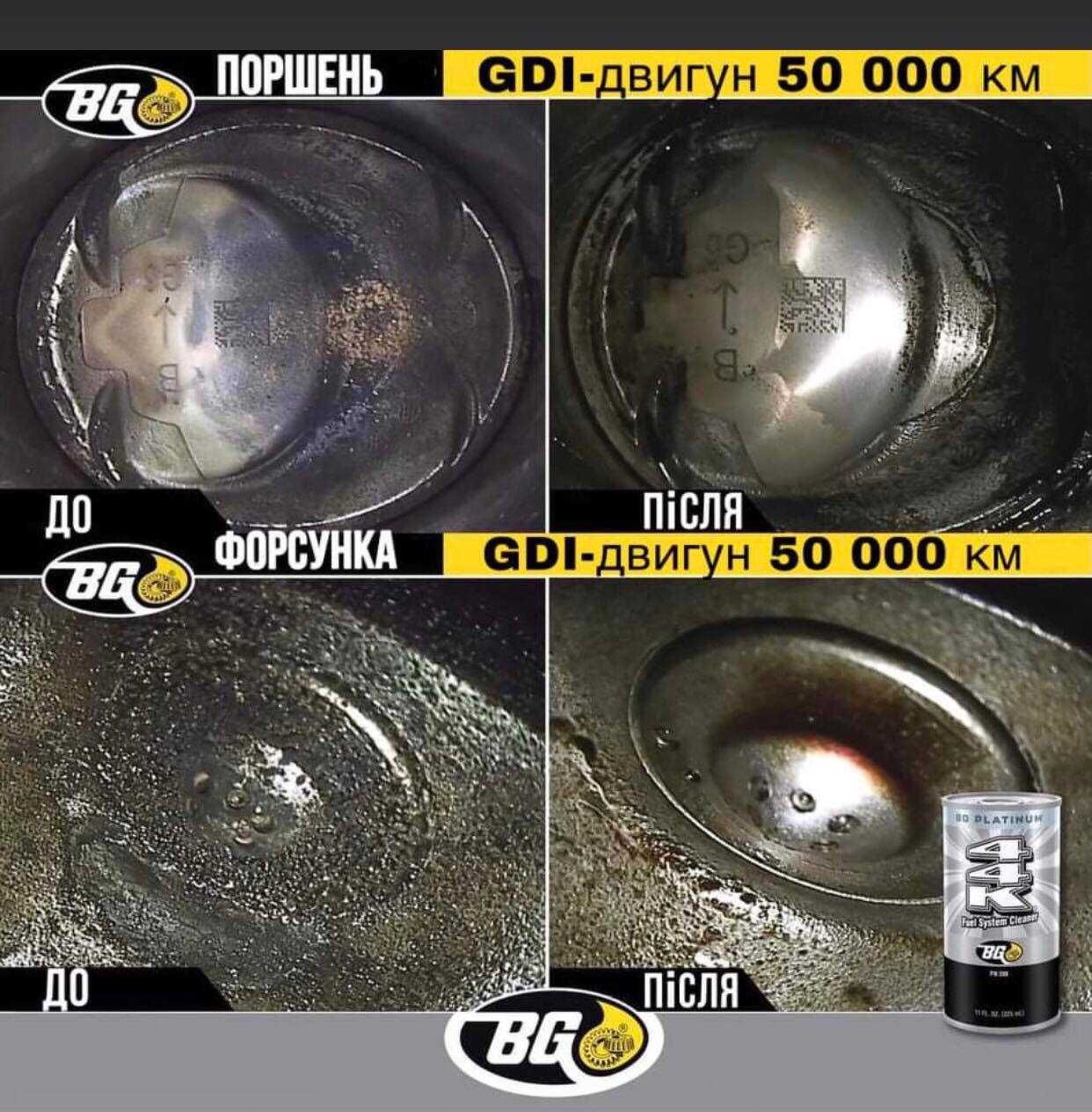 BG208 44K Platinum очисник паливної системи через бензобак