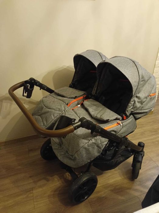 Wózek bliźniaczy Dorjan 2w1