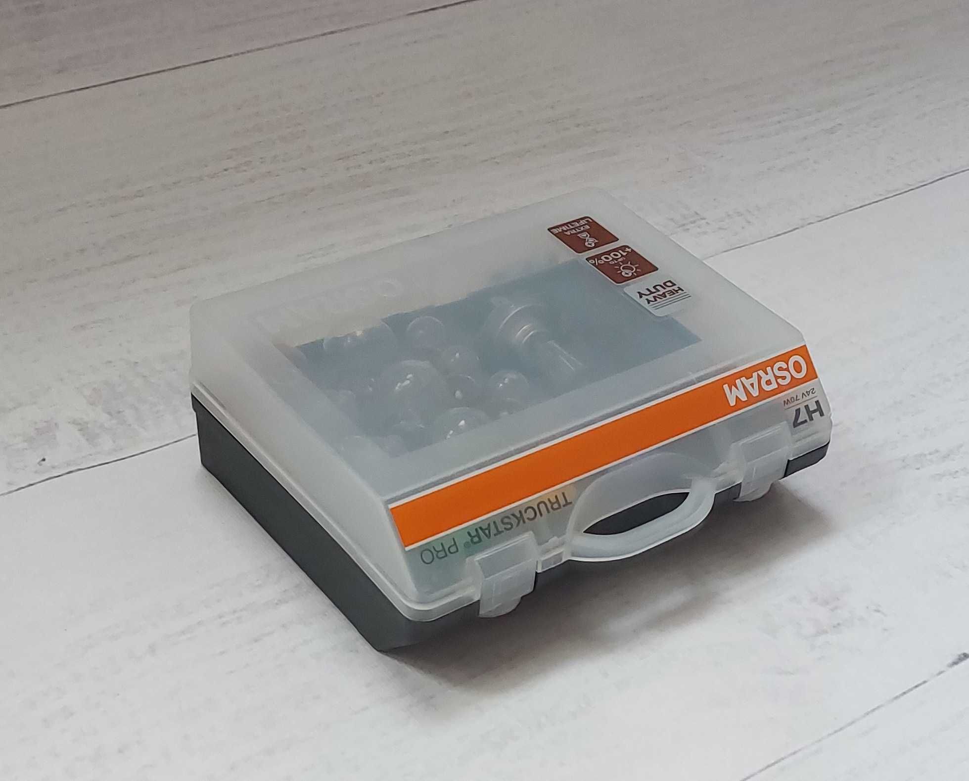 Żarówki Żarówka Lampy Samochodowe OSRAM H7 24V P21W Komplet