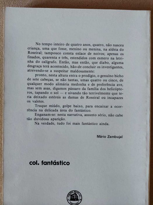 Livro À poite logo se vê - Mário Zambujal