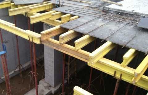 Строительные рамные Леса. Опалубка потолочная горизонтальная