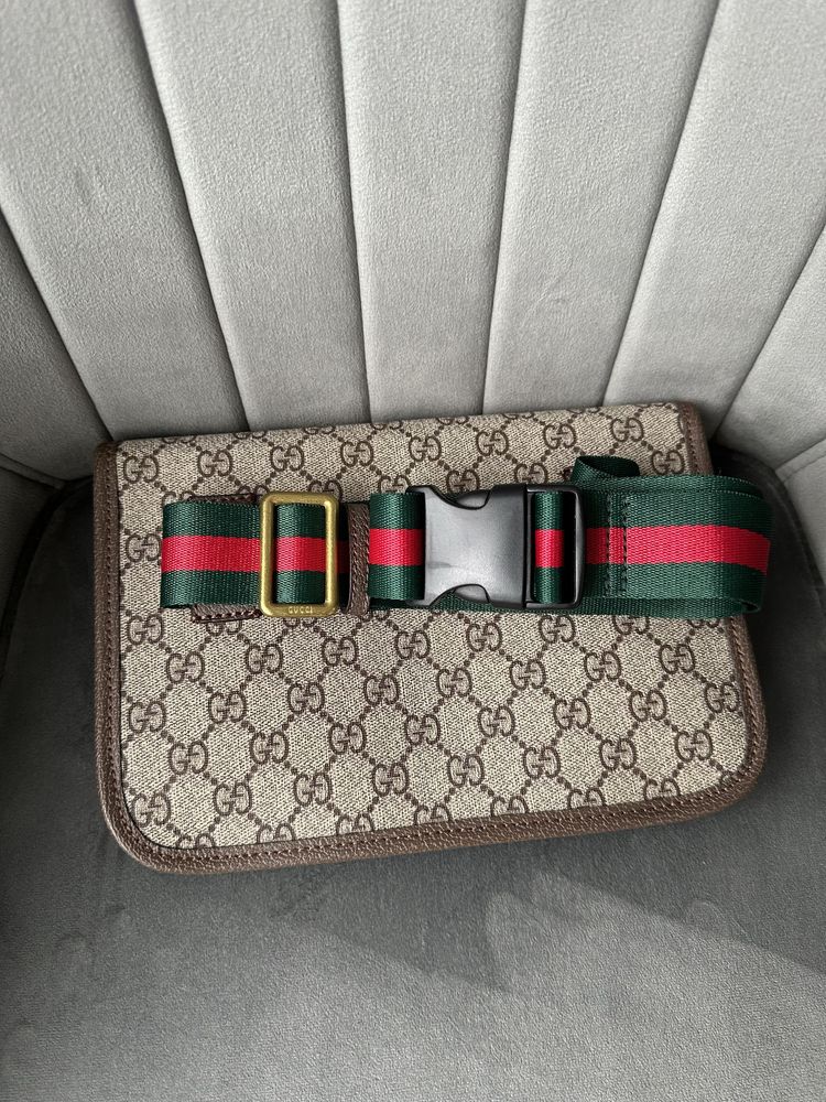 сумка на пояс бананка gucci