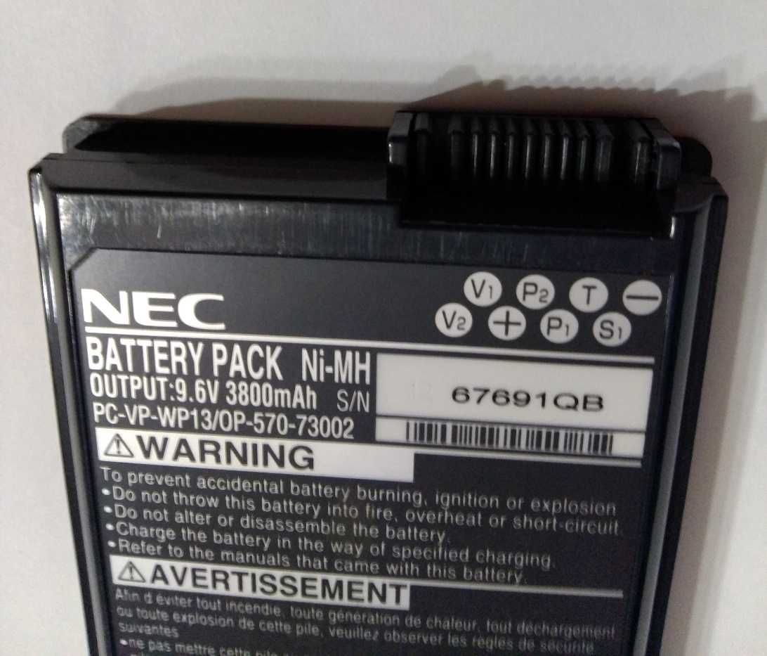 Акб NiMh ноутбука NEC PC-VP-WP13/OP-570-73002 9.6V 3800mAh