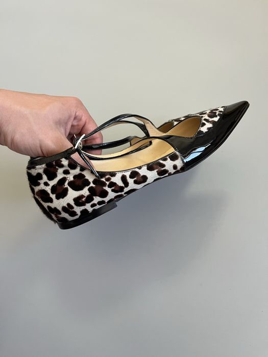 Балетки Jimmy Choo pony style leopard 37(23.5cm)