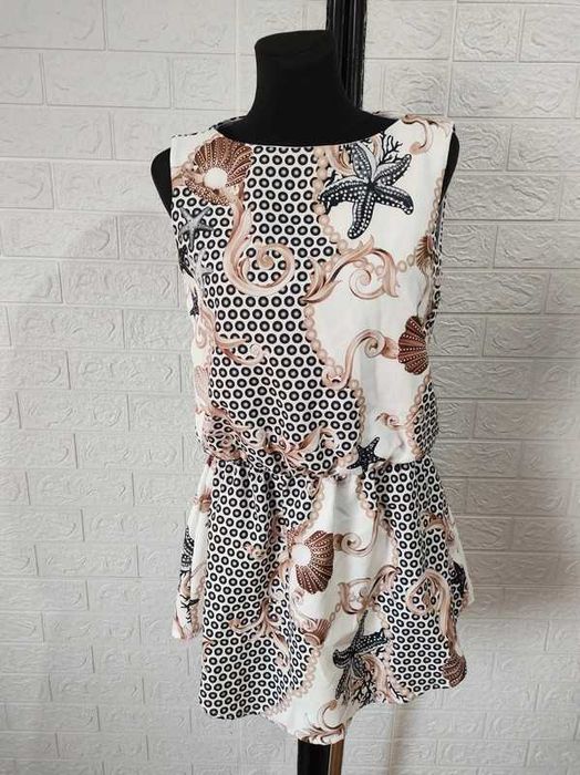 Sukienka rozmiar m koktajlowa lato elastyczna cena 18 zł